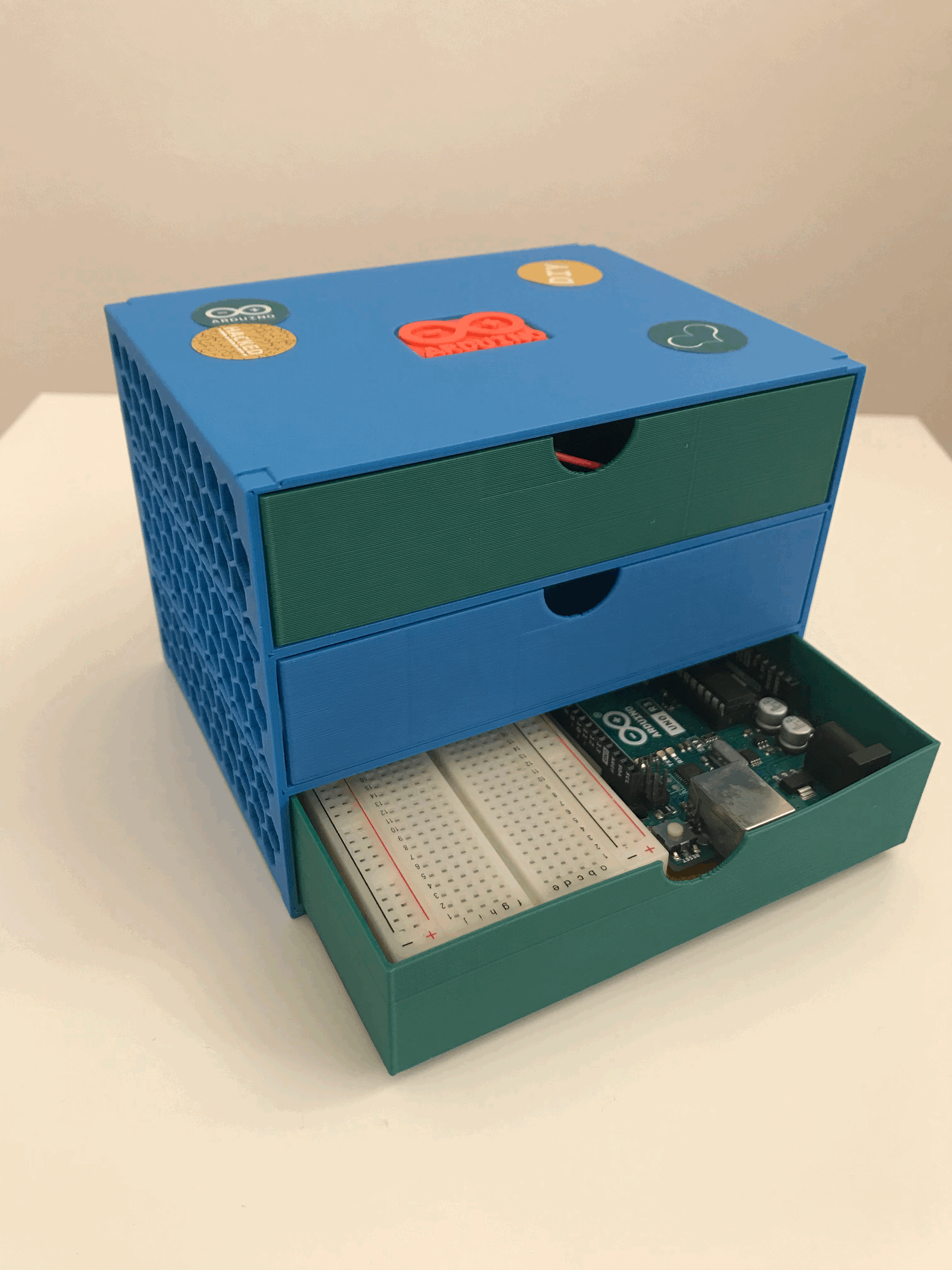 Miniatura 2 do modelo 3D Arduino Stackable Drawer