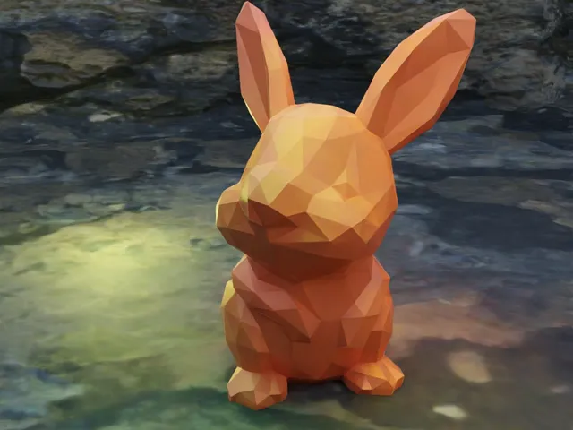 Cute Low Poly Bunny