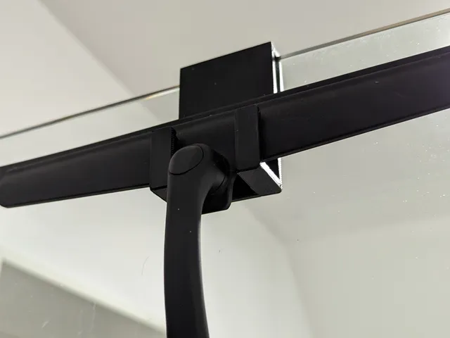 Shower door wiper holder