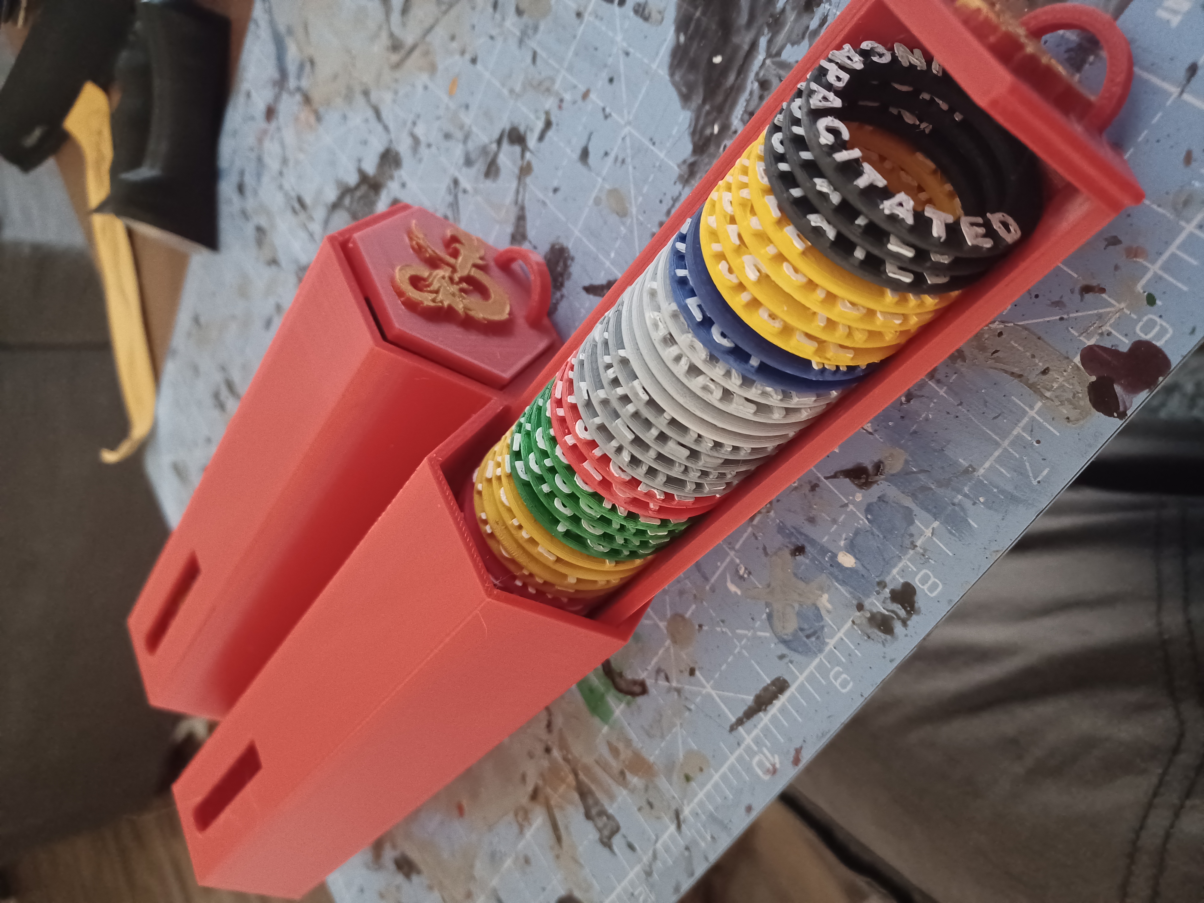 D&D Condition Ring Case with magnets