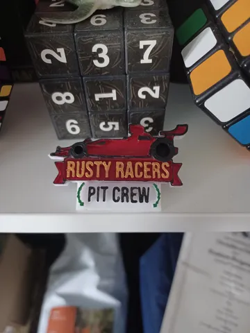 Rusty Racers Lapel Pin