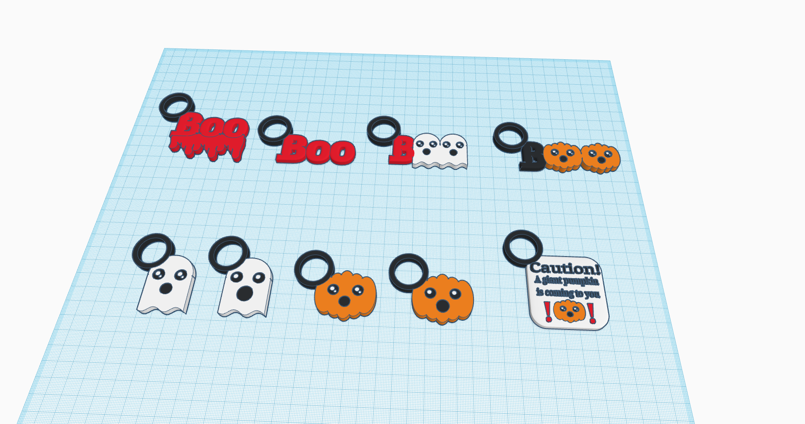 Halloween key chains