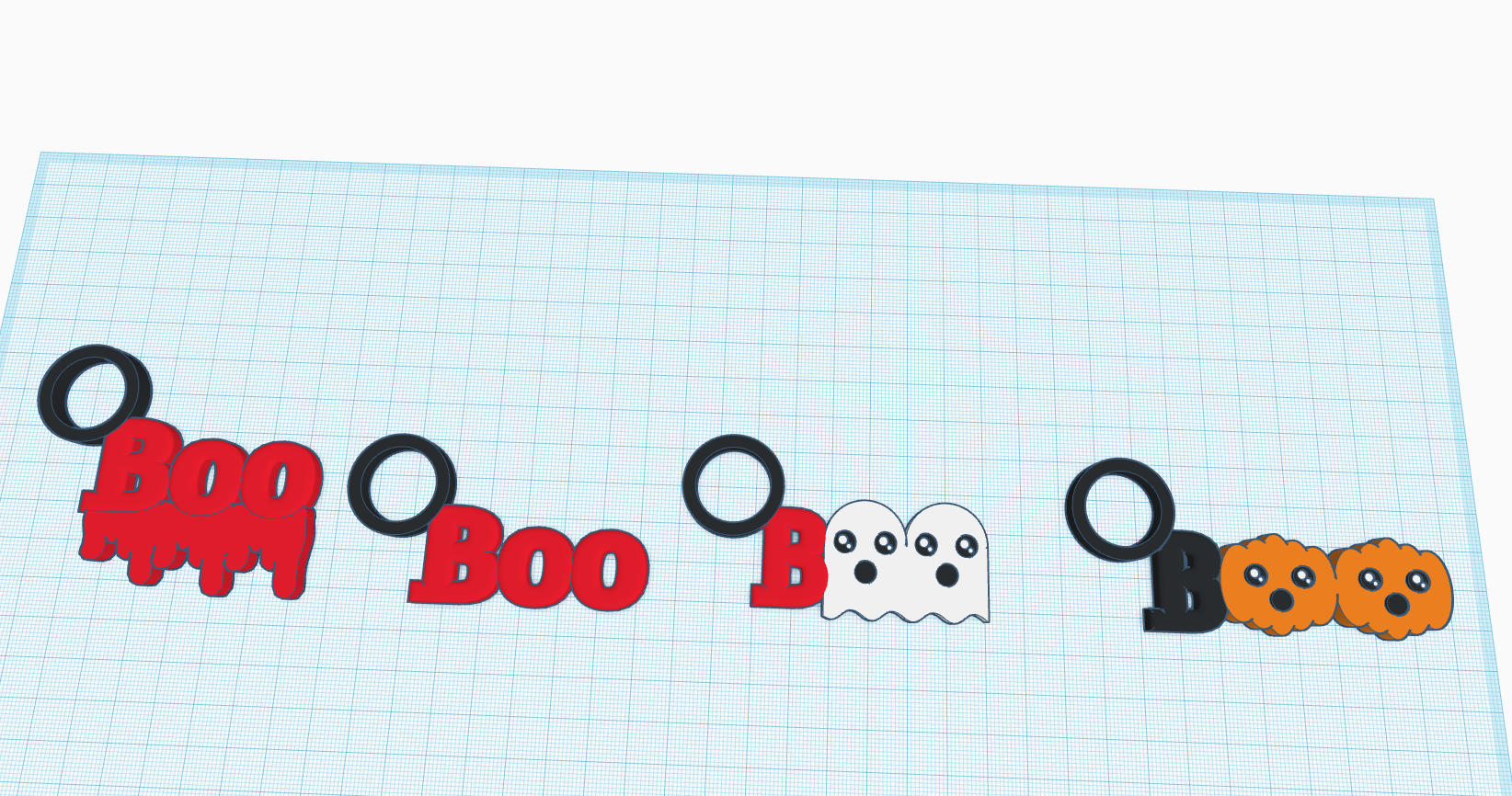 Miniatura 2 do modelo 3D Halloween key chains