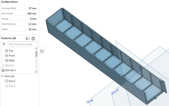 Split to fit - Linear Rail Bath - Clean your linear rails