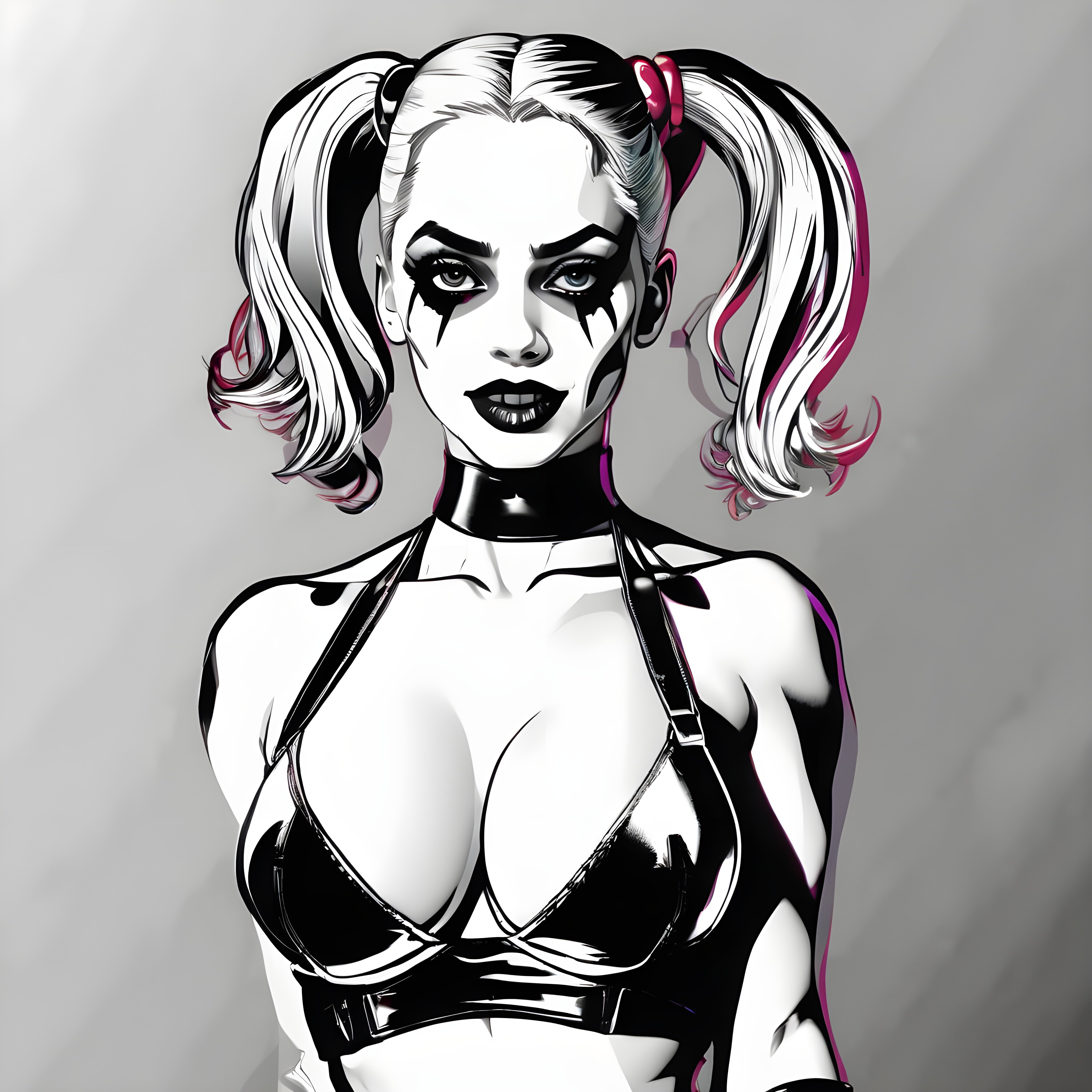 A Harley Quinn Hueforge