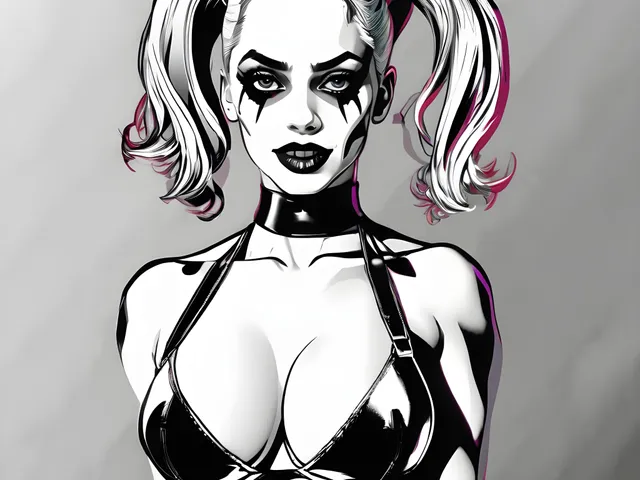 A Harley Quinn Hueforge