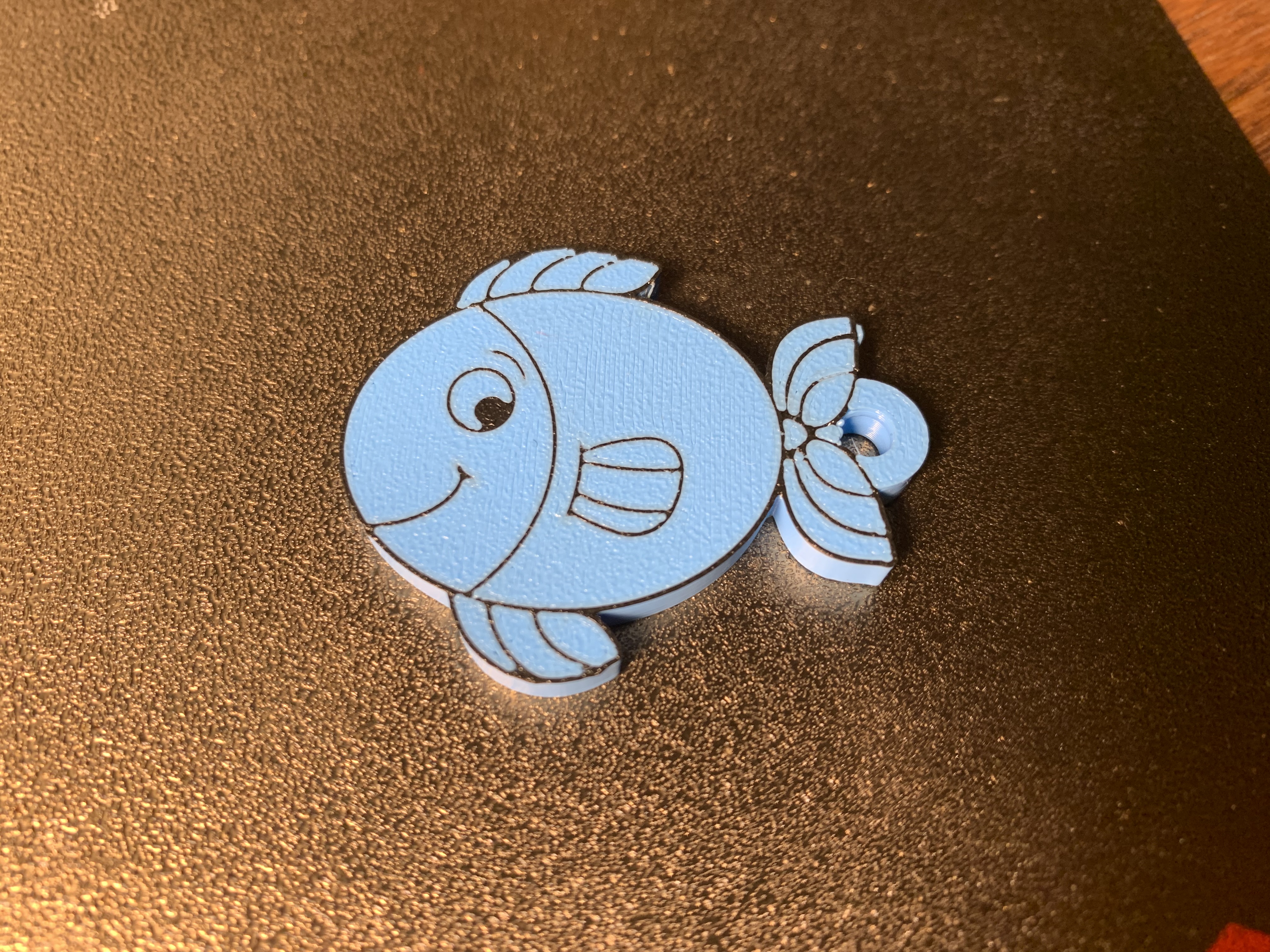 Miniatura 2 do modelo 3D Fish Keychain