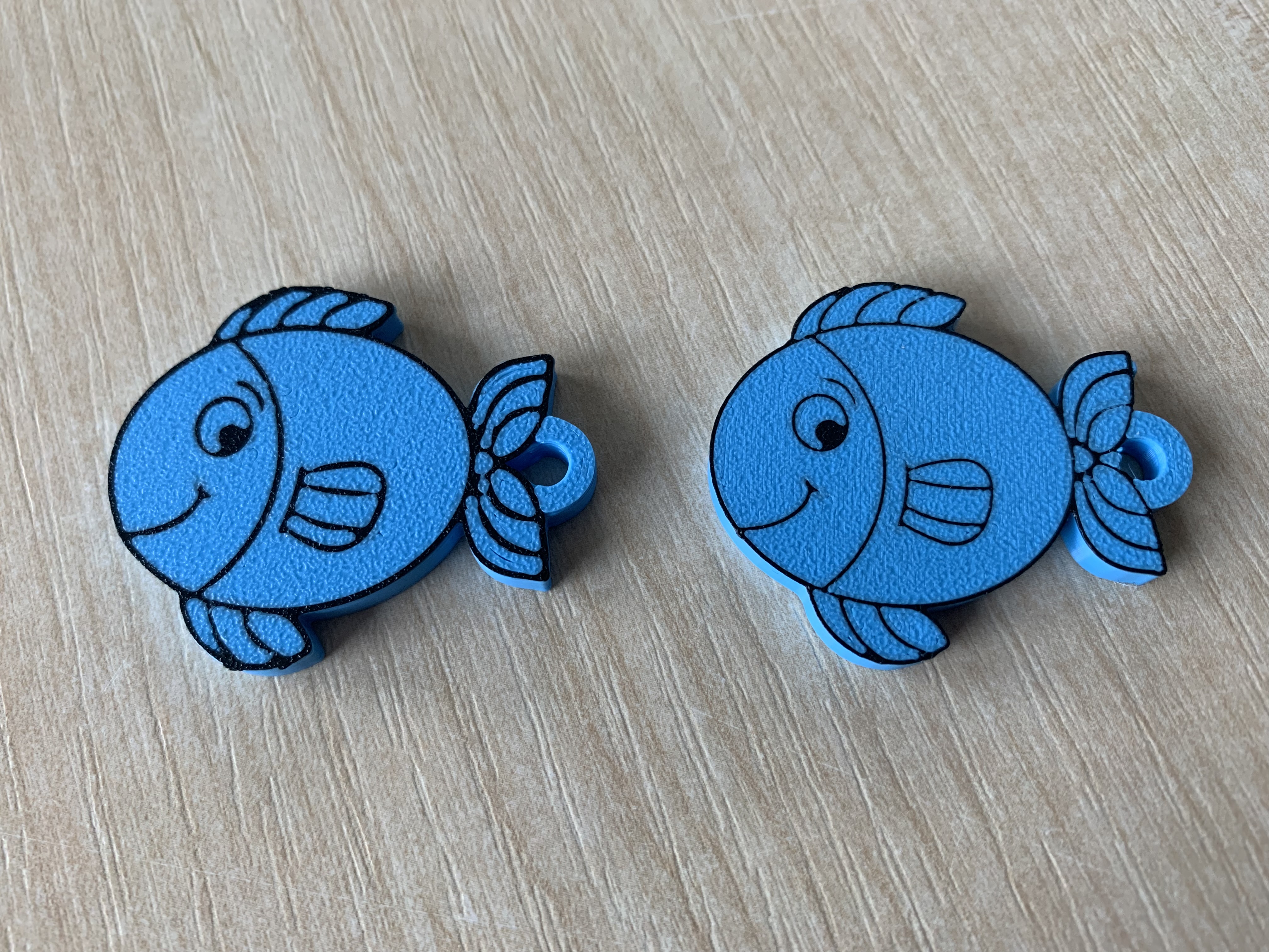 Miniatura 3 do modelo 3D Fish Keychain