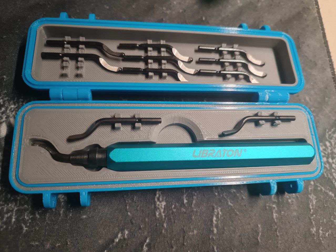 Deburring Tool Case 154mm (Libraton) Rugged Box Style by Shadow