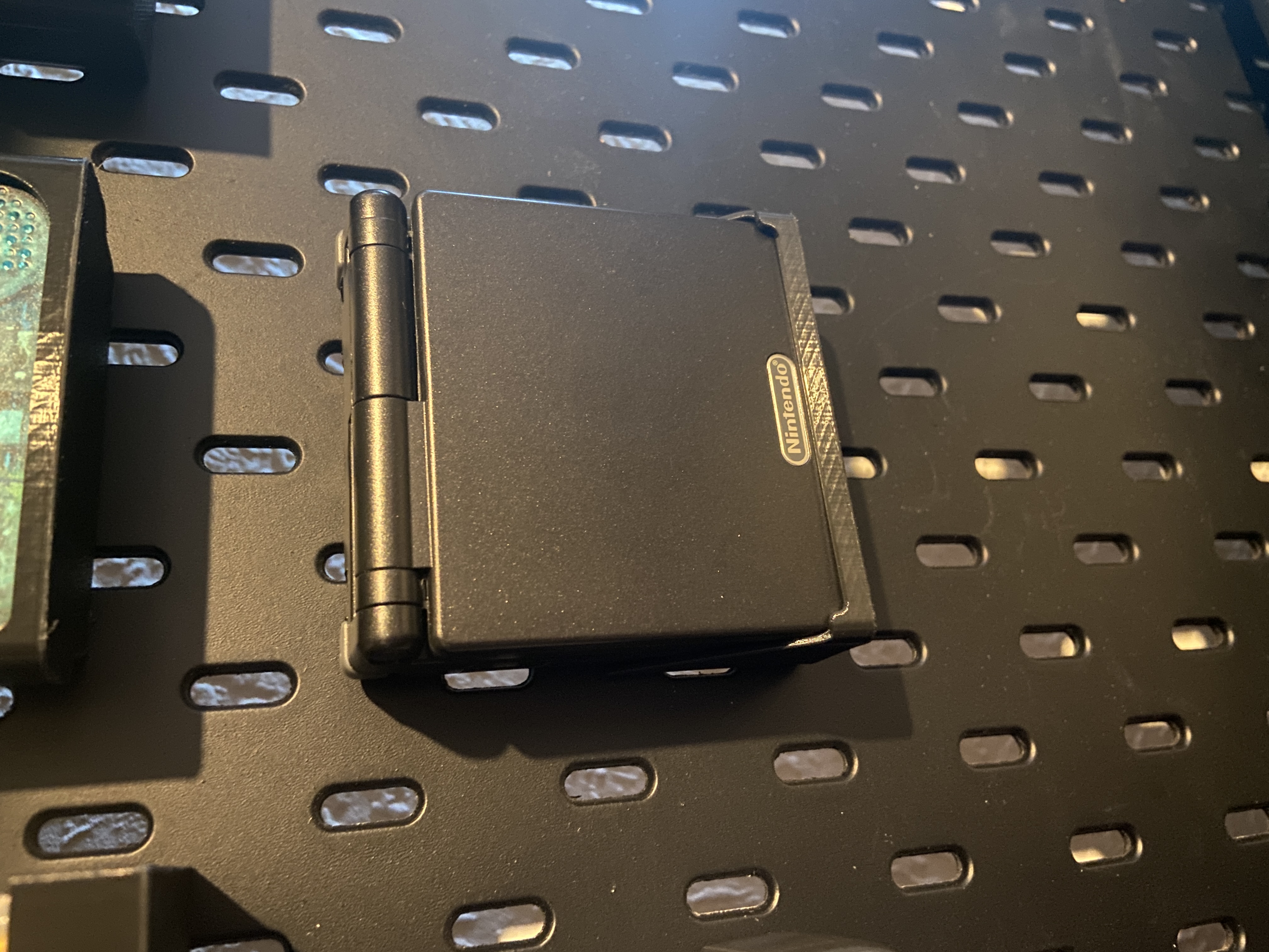 Gameboy Advance SP Mount for IKEA Skadis 3D model thumbnail