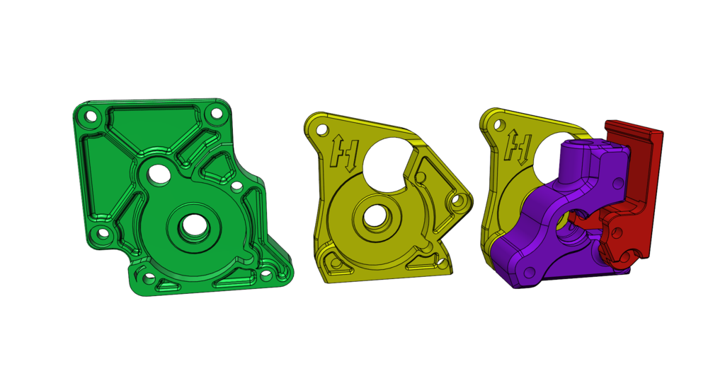 HextruDORT normal e Nema 17 motor