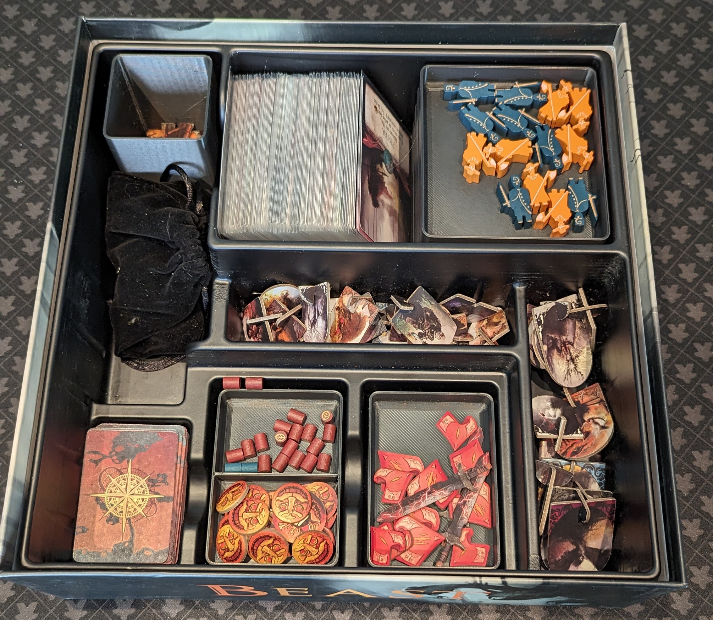 Beast board game insert