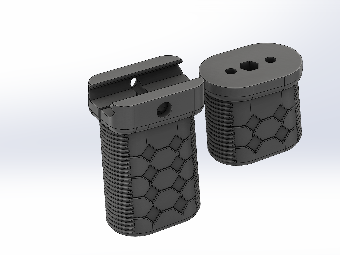 Extendable Katana Foregrip by Maverick0197 Download free STL model