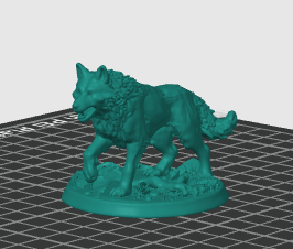 Wolf Dnd miniature
