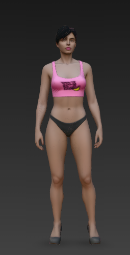 Personaje Femenino GTA 5 / Female character from GTA 5