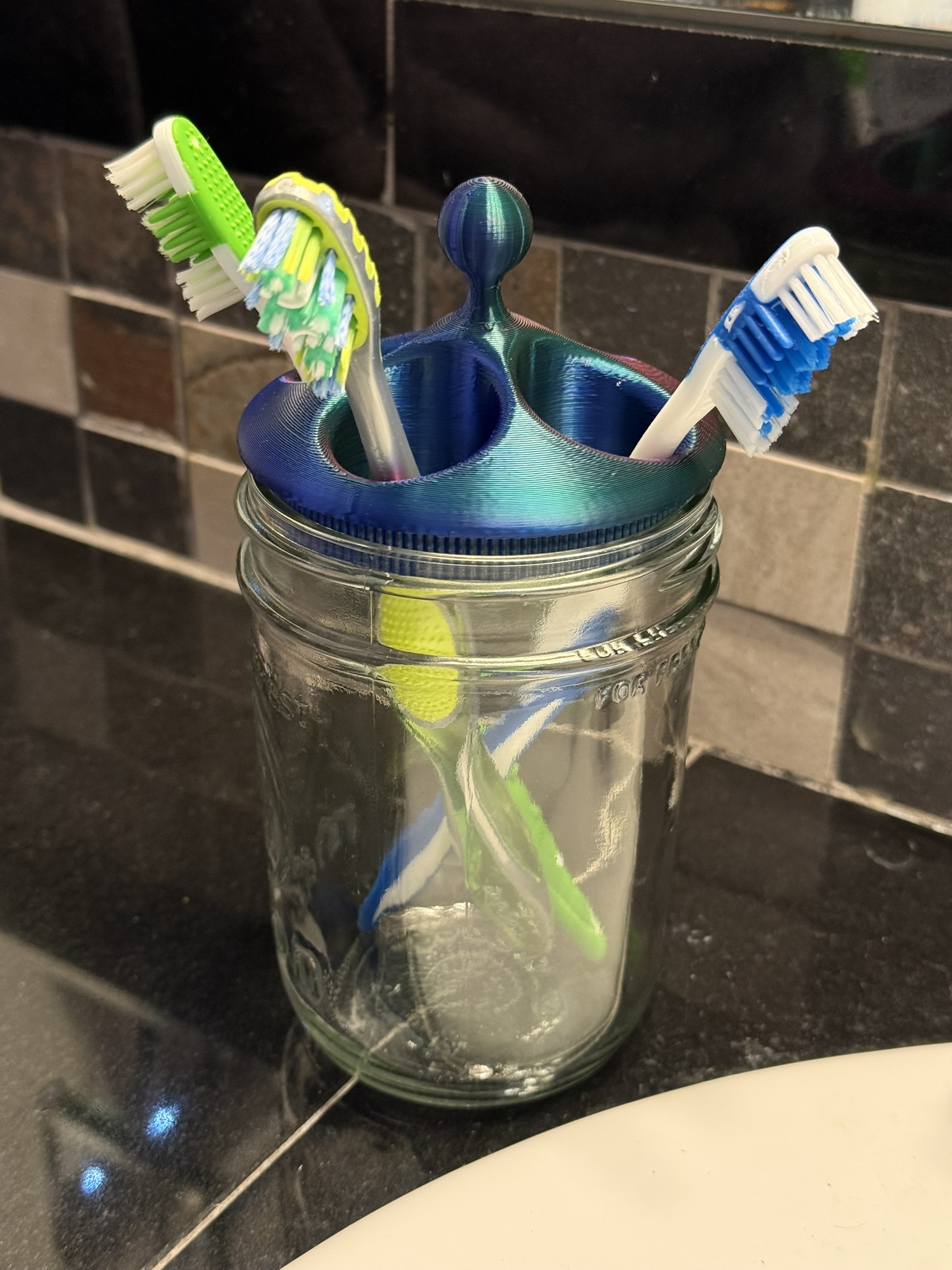 4 Hole Toothbrush Holder