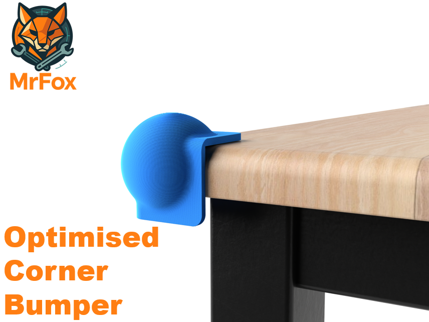 Optimised Corner Bumper - with internal structure