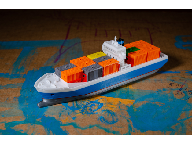 Miniatura 4 do modelo 3D EMMA - a Container Ship