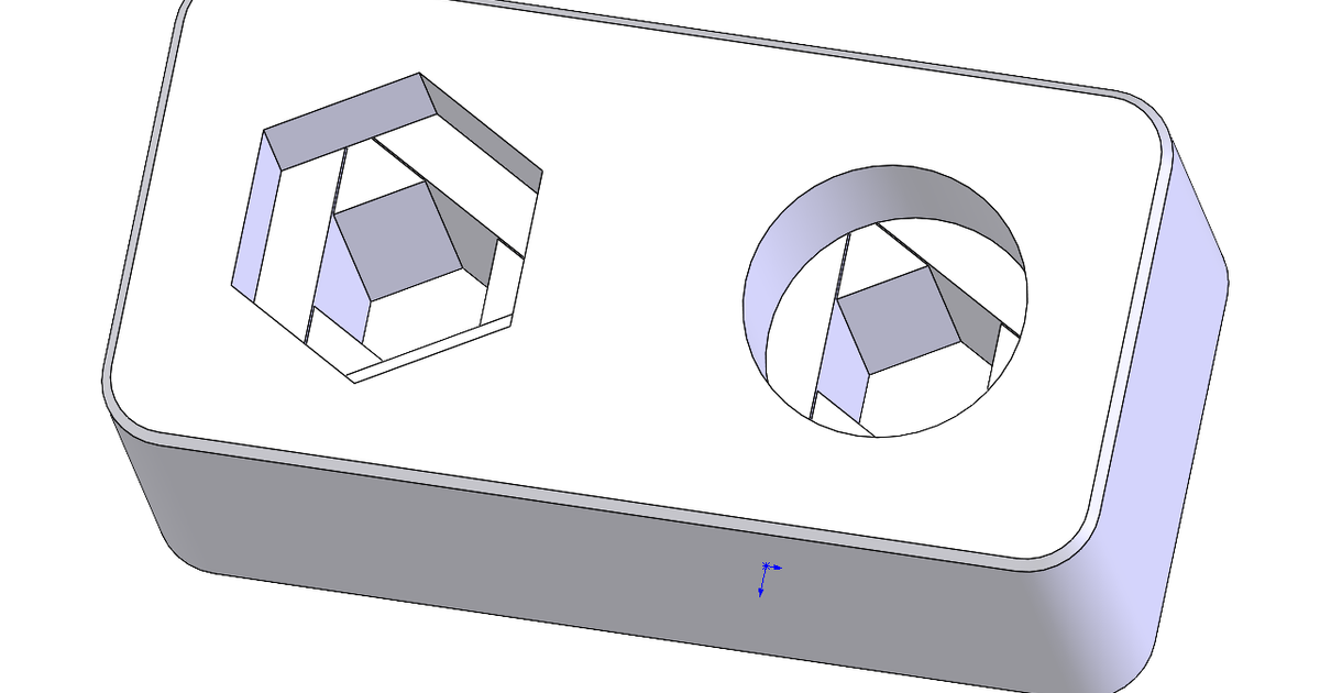 About modeling method of counterbore hole on the bottom side. by Madaco