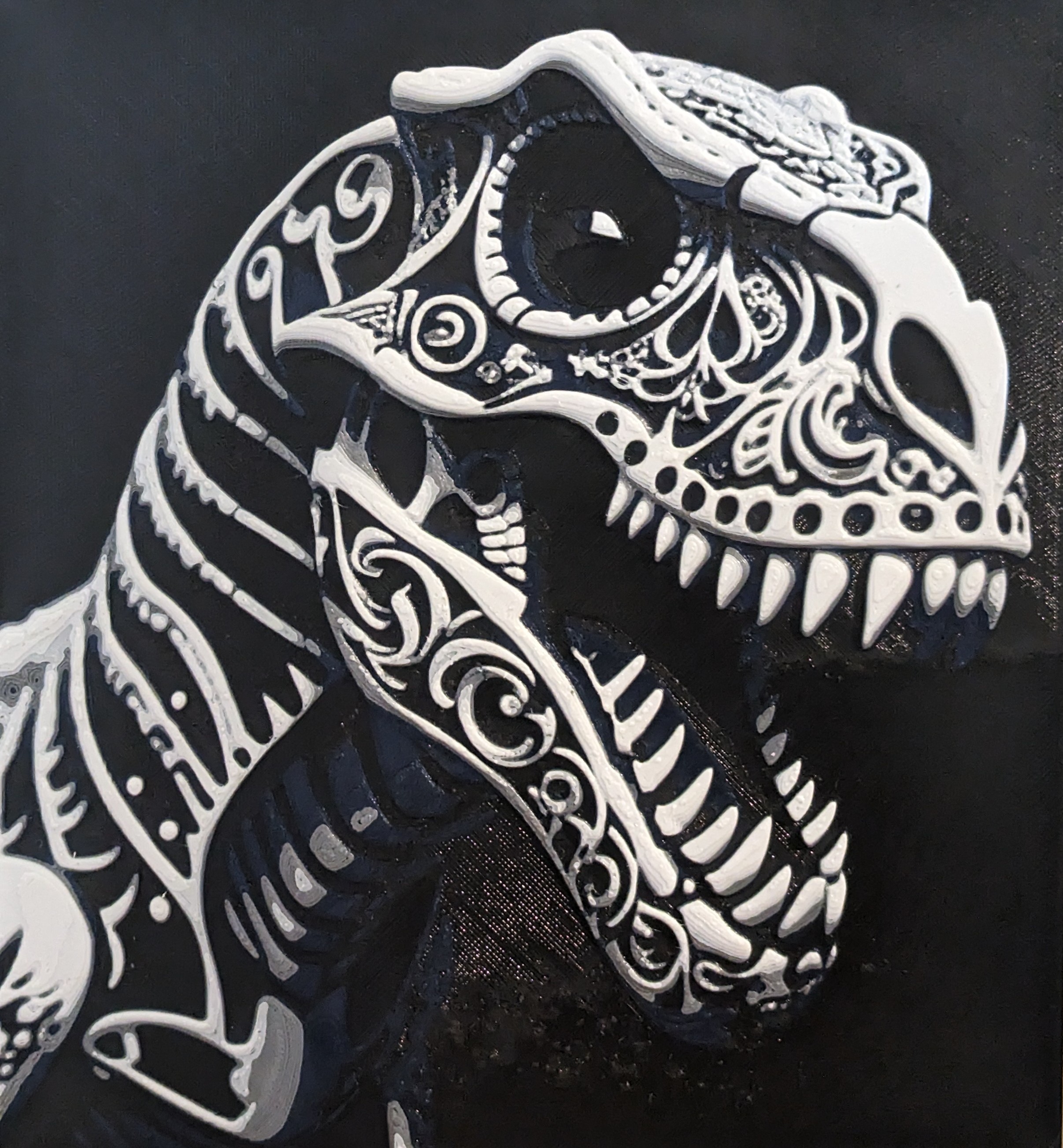 Sugar Skull T-Rex [HueForge]