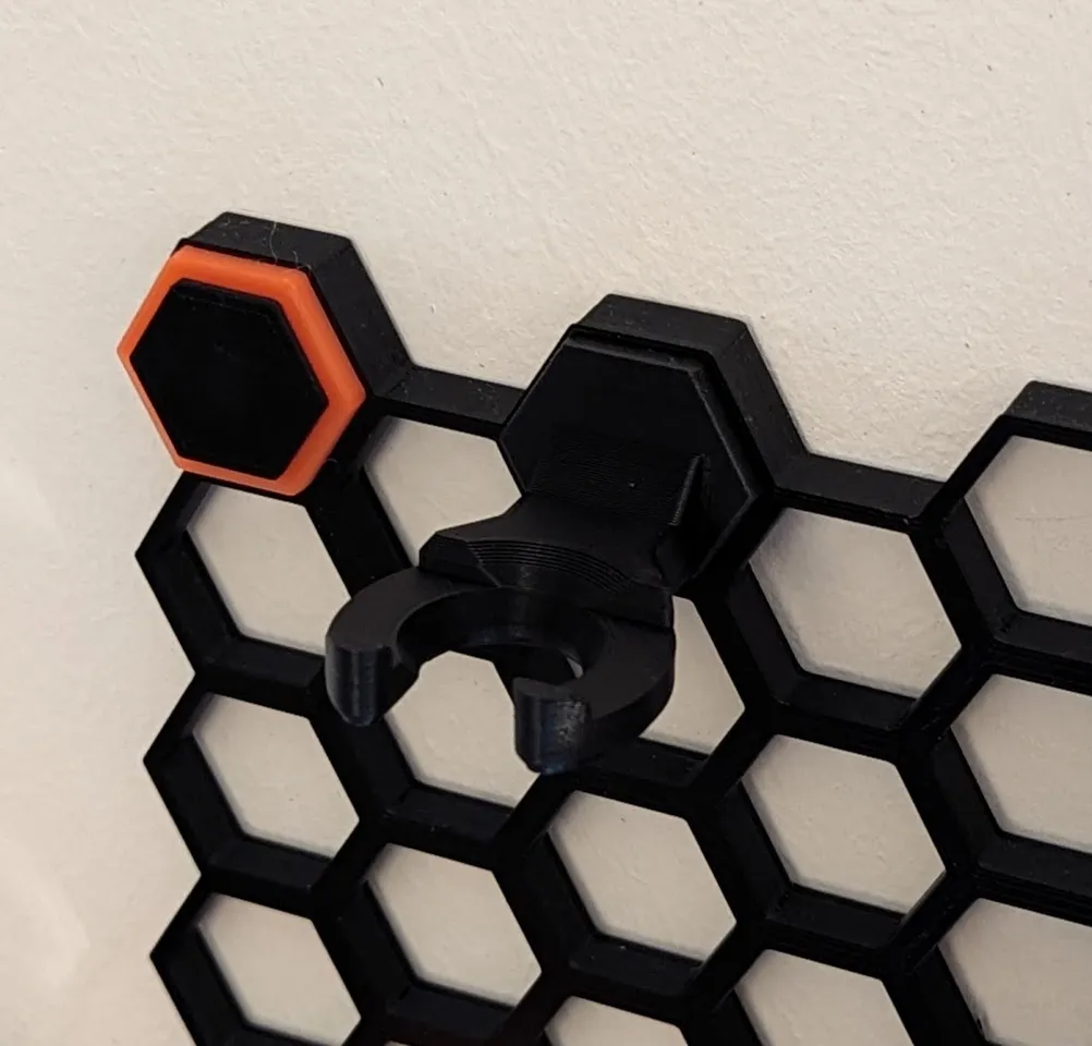 Honeycomb Wall Miniature Paint Holder (Citadel, Vallejo, Army Painter, )  by dasfrodo, Download free STL model