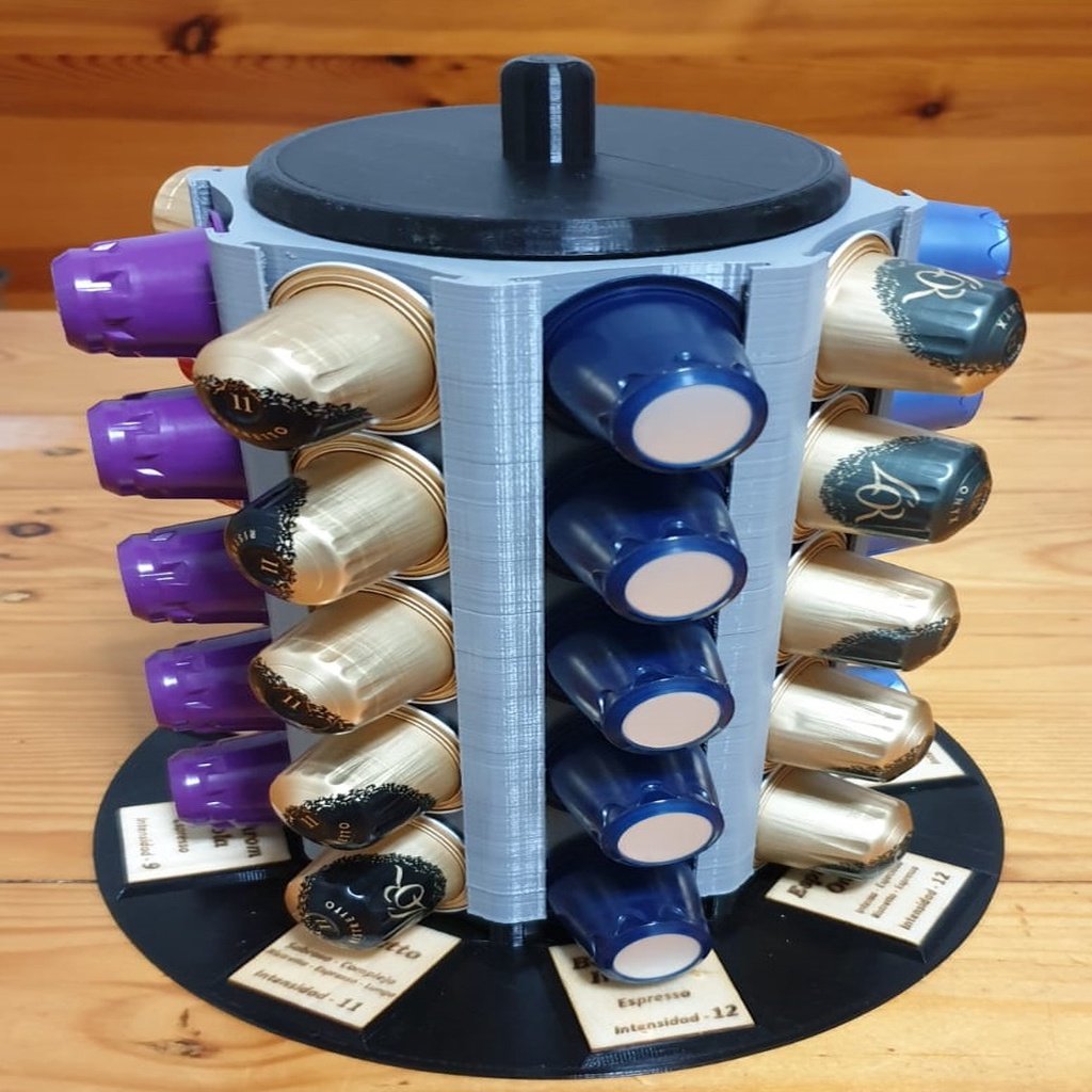 Portacápsulas y azucarero para Nespresso