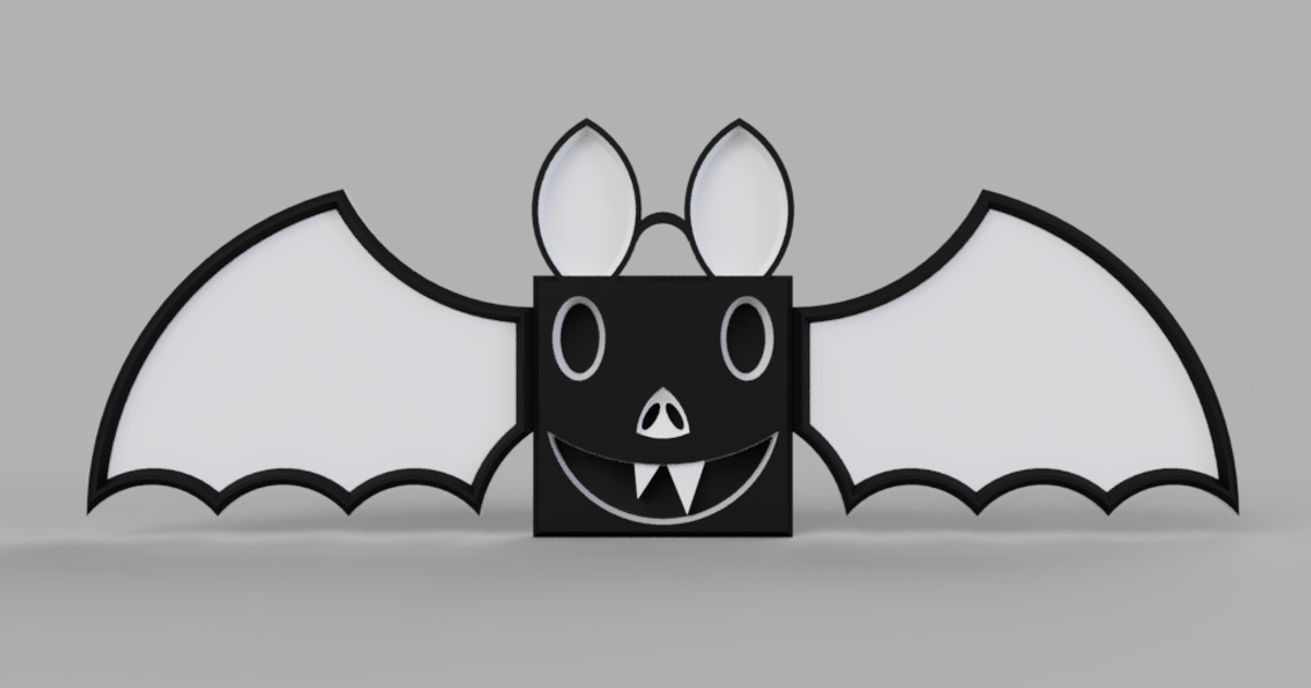 Bat decoration by Harald Andersson | Download free STL model ...