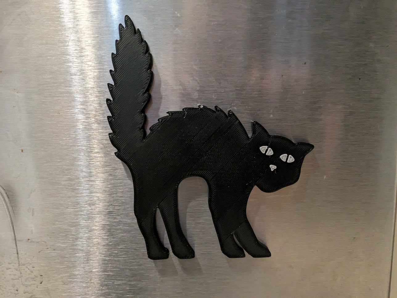 Scaredy Cat Halloween Magnet