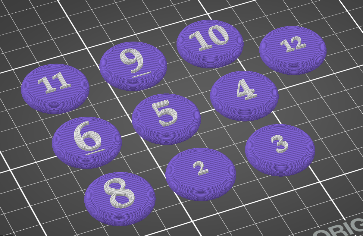Rounded Numbers for Catan - Style 1