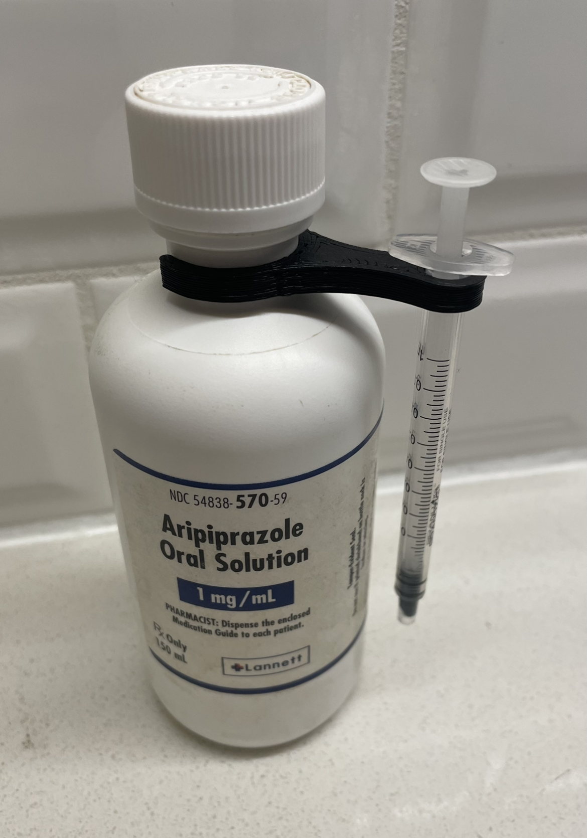 1mL Medication Syringe Holder Clip