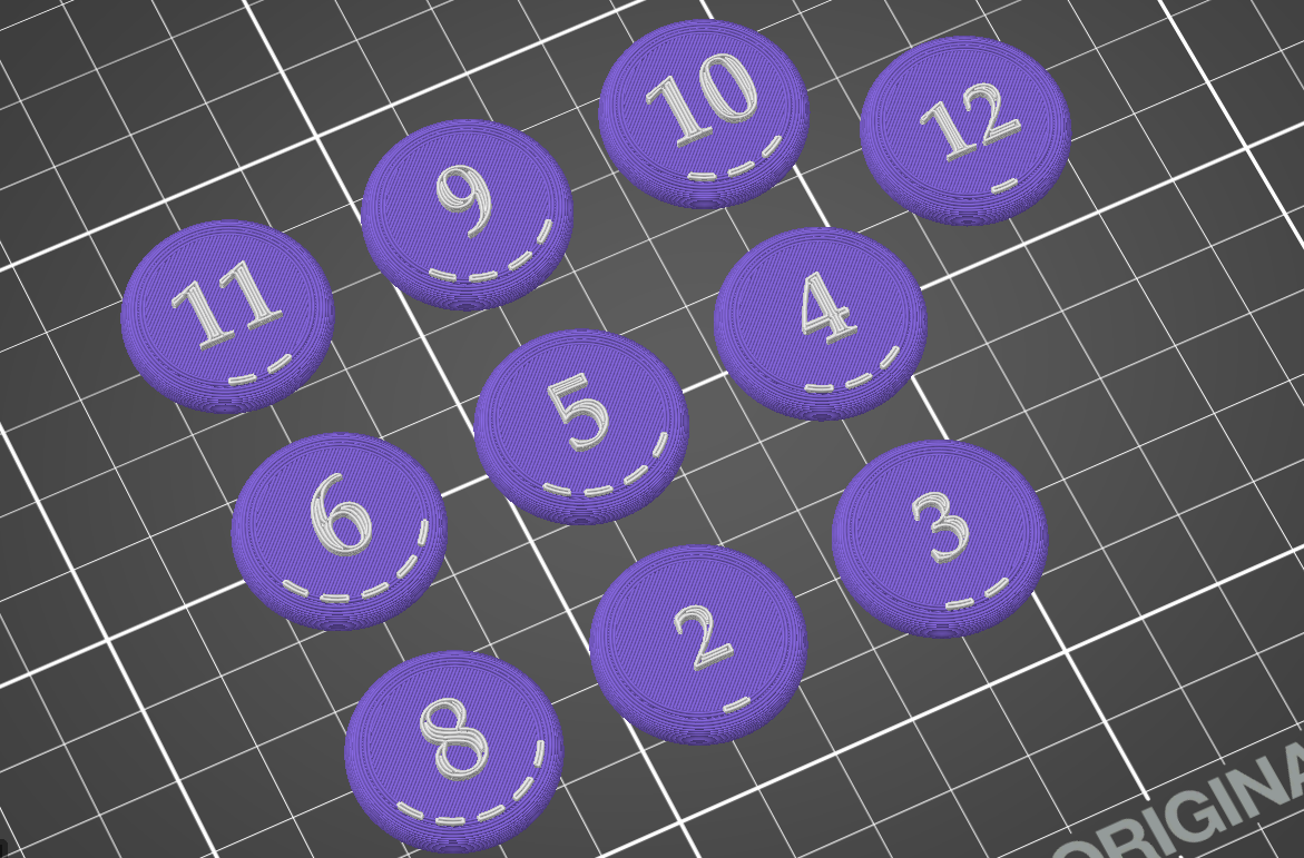 Rounded Numbers for Catan - Style 2