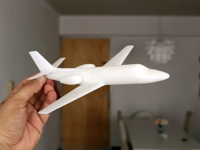 Easy to print Cessna Citation SII aircraft scale model (1/64)