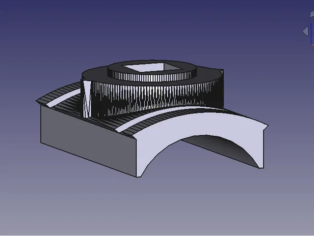 Fully printable Quad-Lock-Adapter remixed