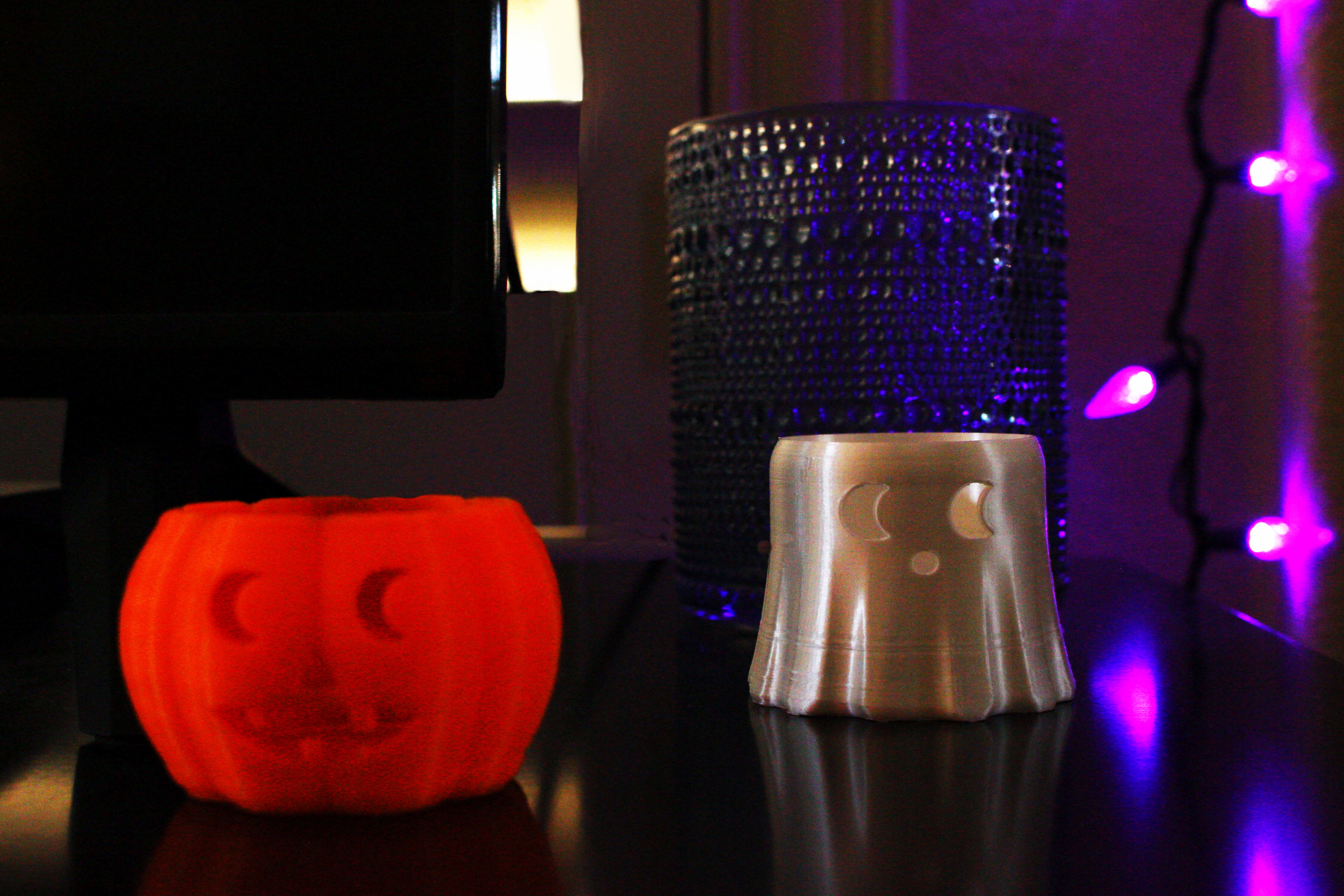 Miniatura 7 do modelo 3D Ghost Tealight Candle Holder
