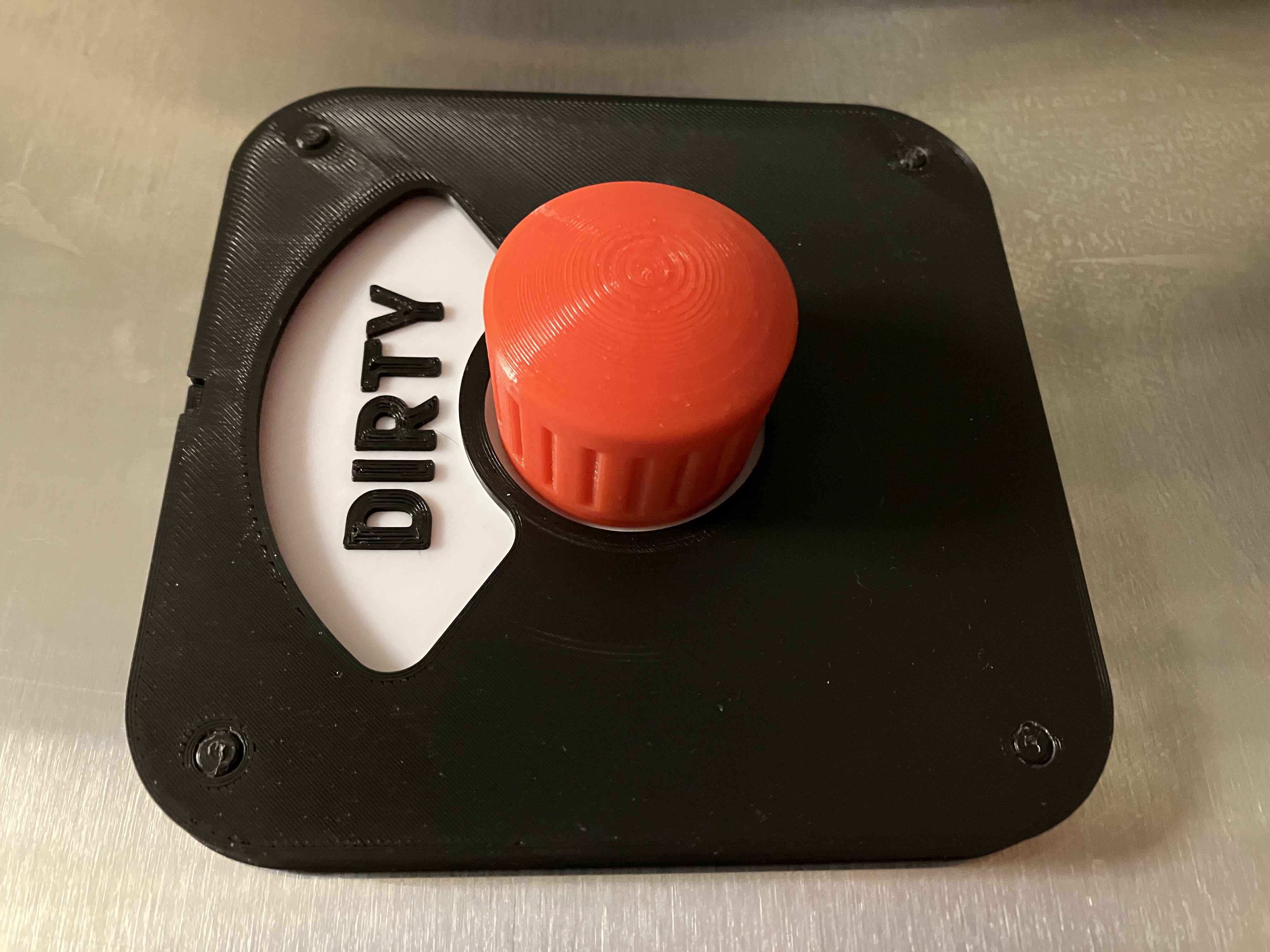 Dishwasher Status Wheel Selector