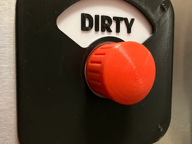 Dishwasher Status Wheel Selector