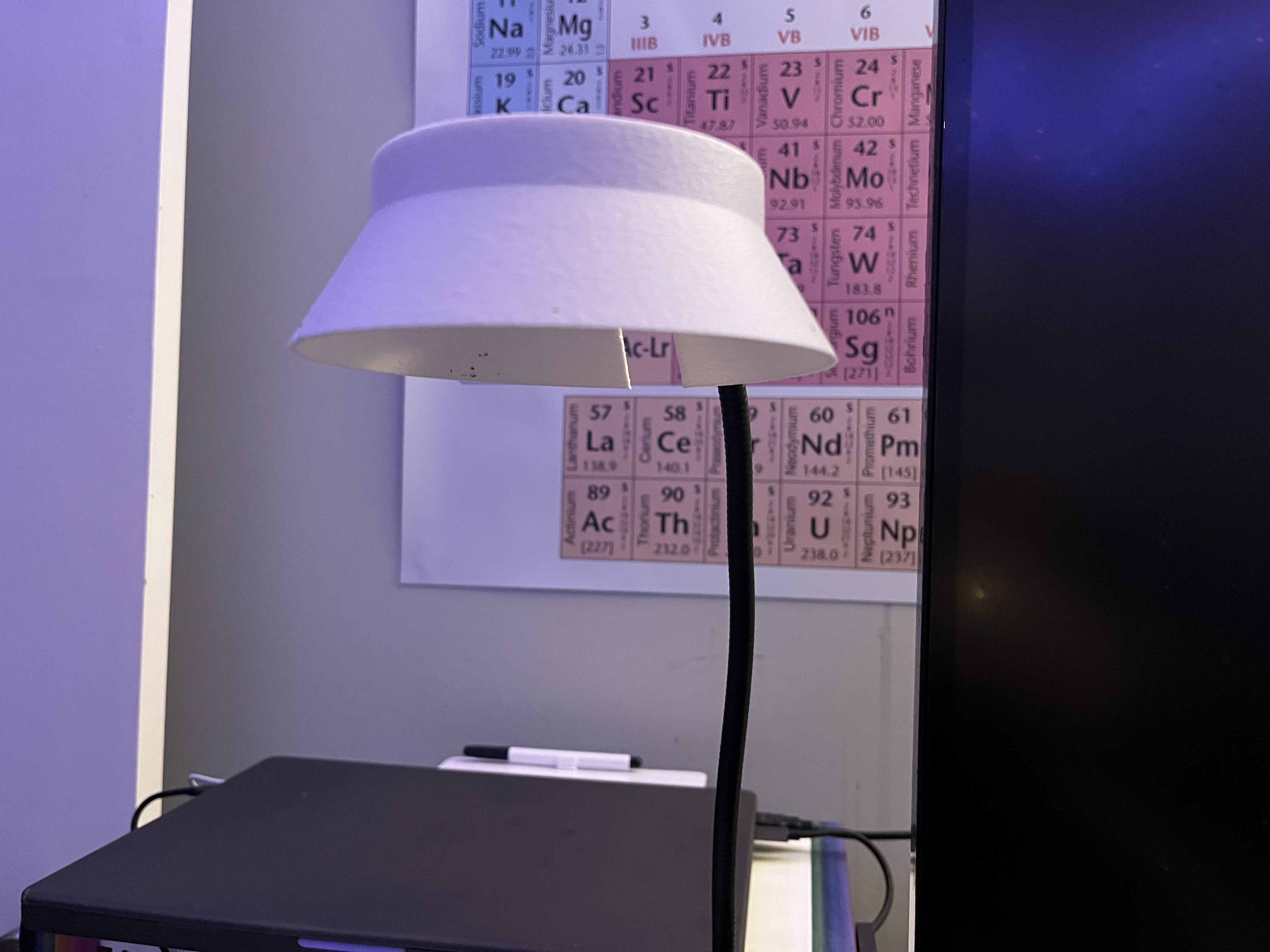 QQAPPU Clip Light Desk Lamp Shade
