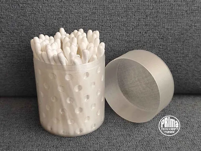 Cotton Stick Storage Box