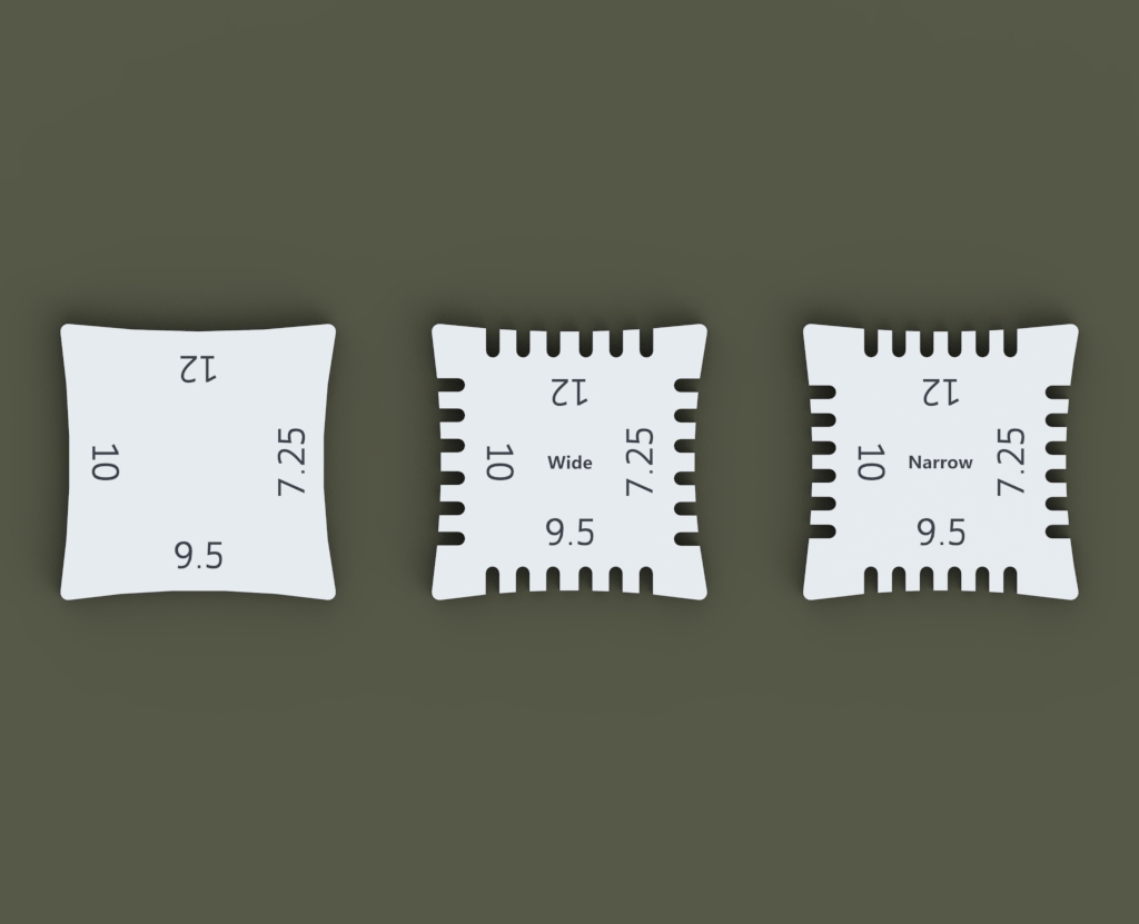 Guitar fingerboard radius gauges by mah55 Download free STL model