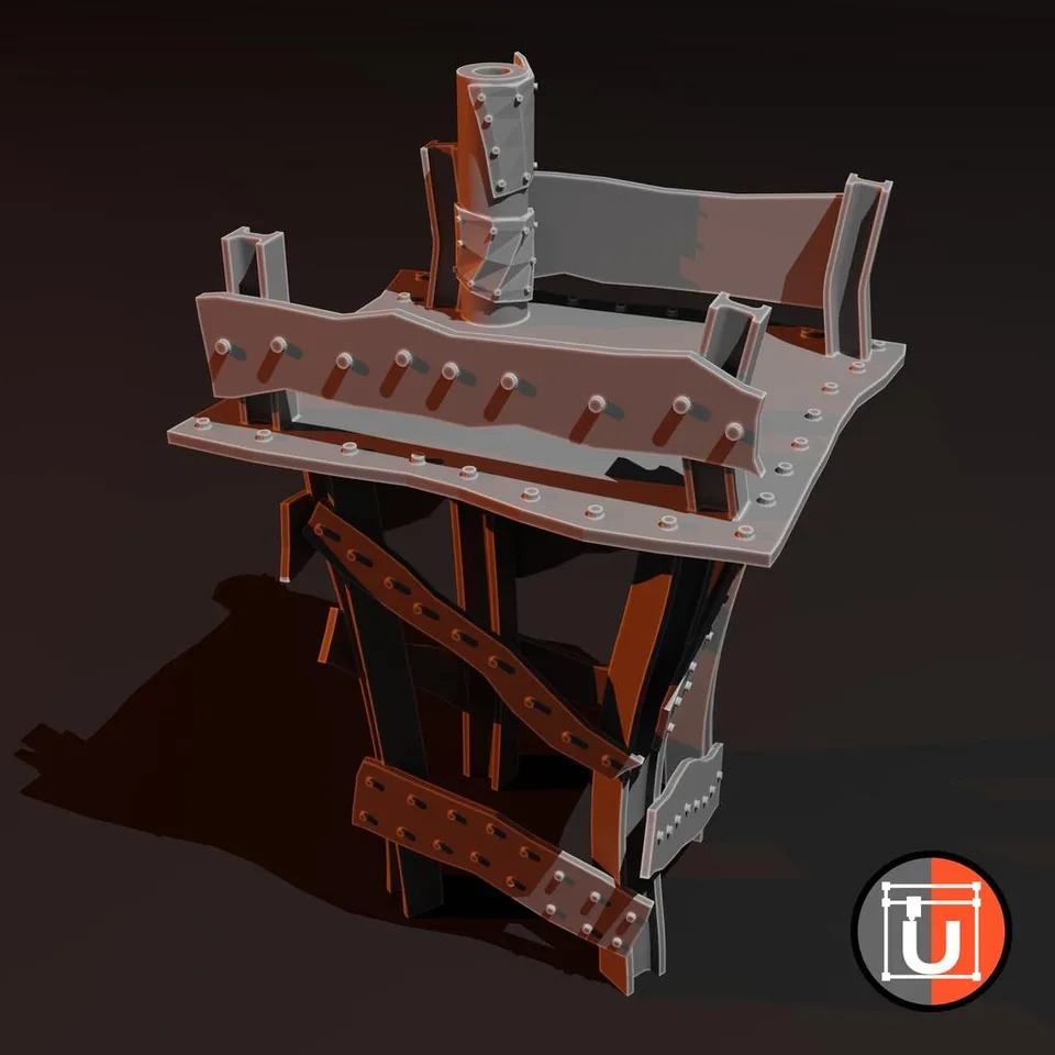 Scrap Metal Objective Markers By Udo'S 3D World | Download Free.