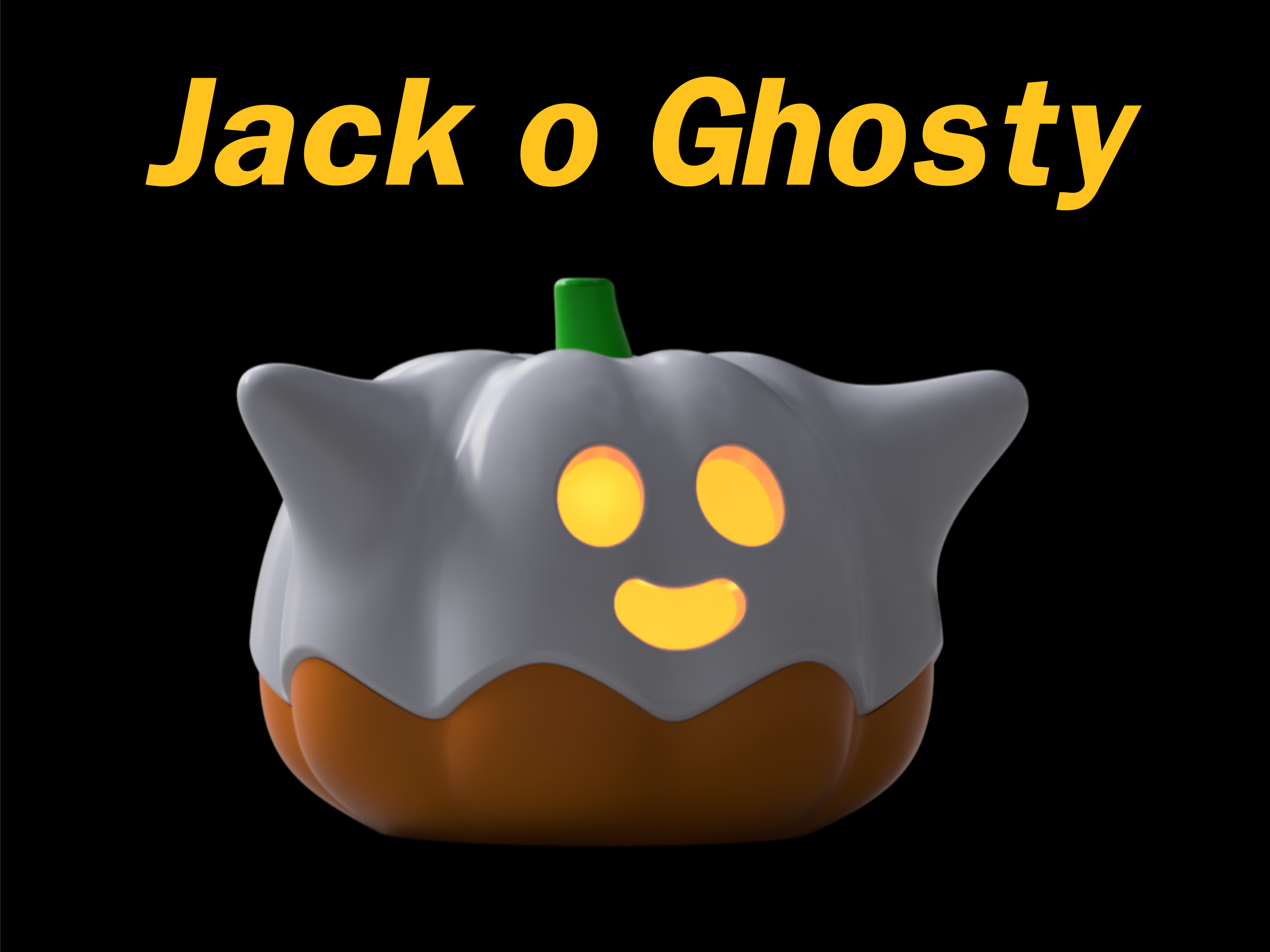 Miniatura 2 do modelo 3D Ghost Pumpkin