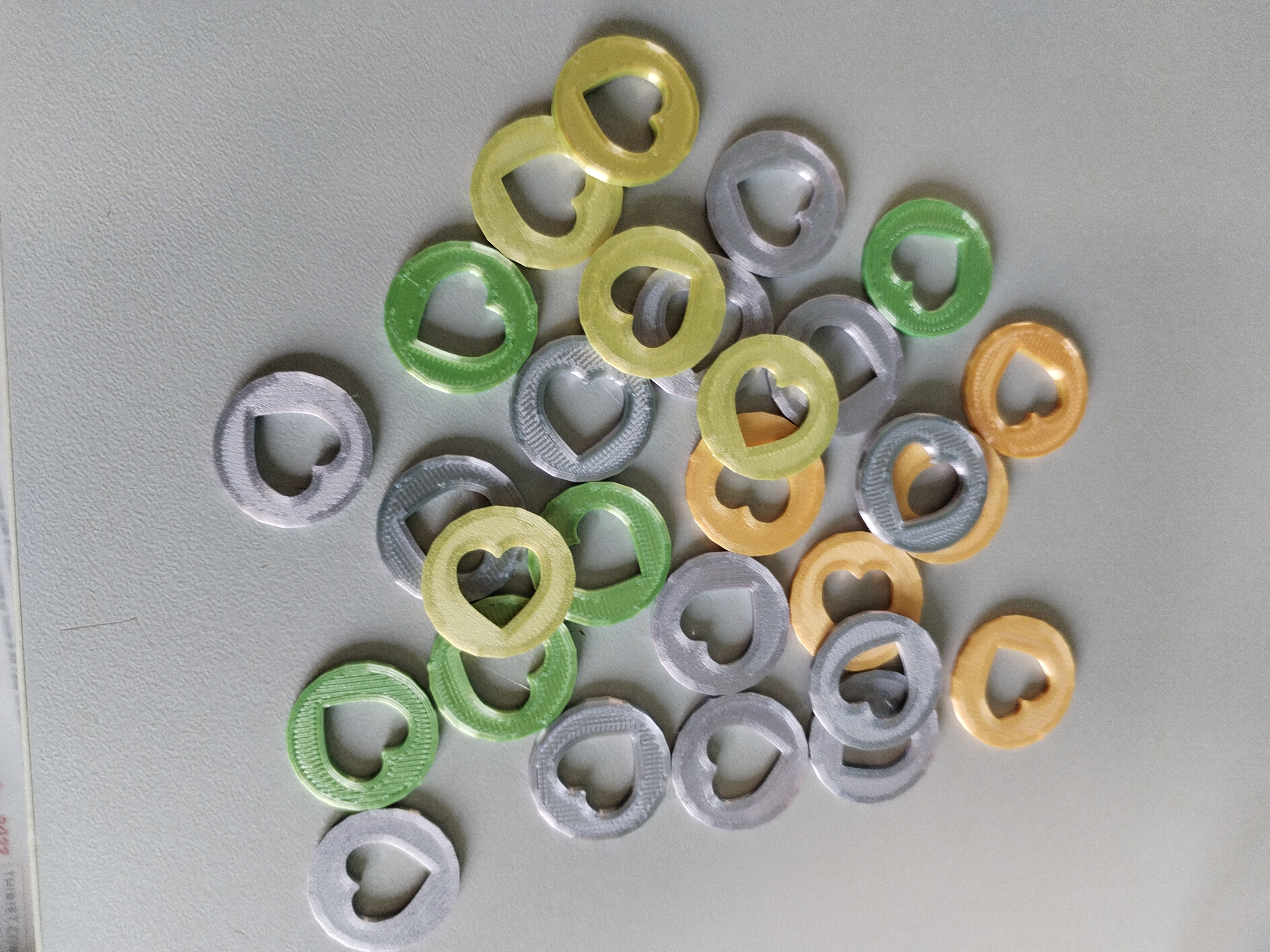 Jeton Coeur 23mm