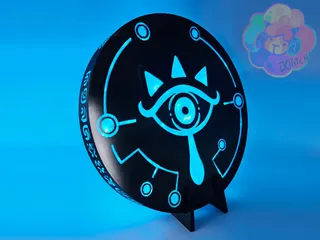 Sheikah Eye Lamp (Zelda Breath of the Wild Fanart)