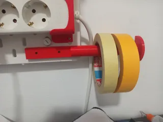 Tape holder for Skadis with t-nut mounting system