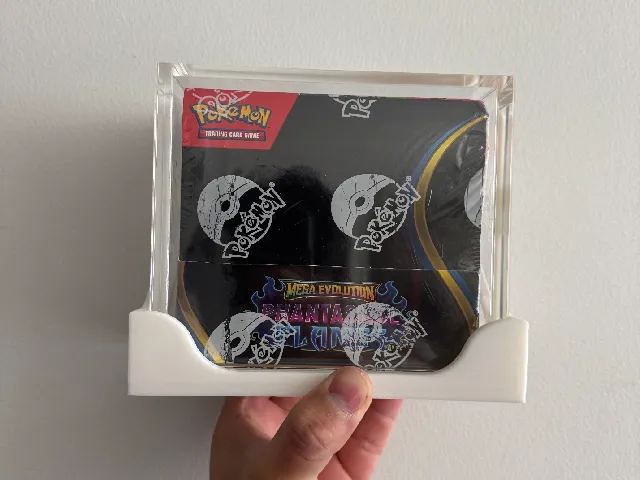 Booster box wall mount w/ acrylic case