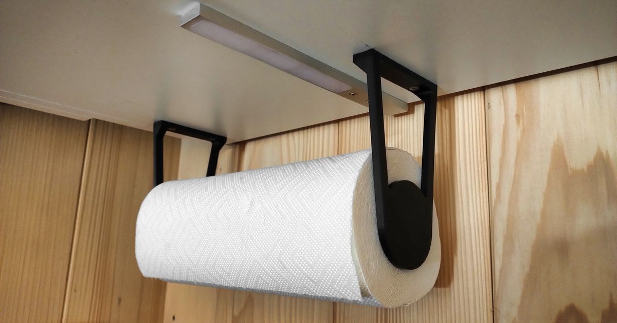 Paper Towel Holder by MakerTom | Download free STL model | Printables.com