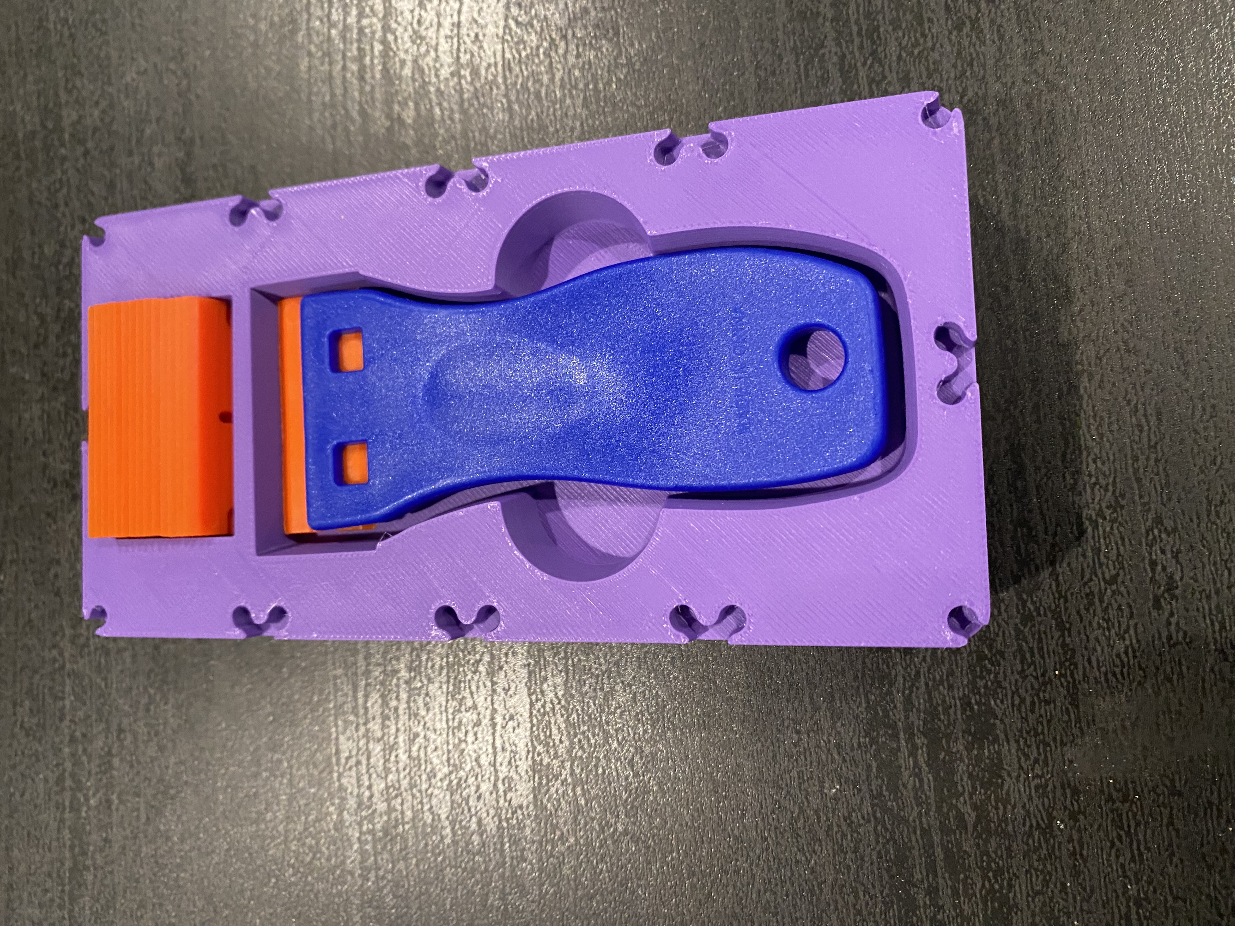 Plastic Scraper Holder for MMSS