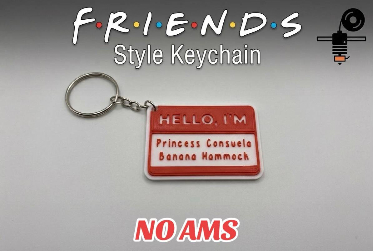 keychain FRIENDS NO AMS
