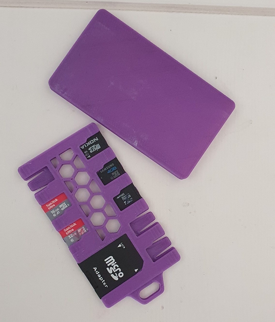 Micro SD card holder remix by Horci Download free STL model