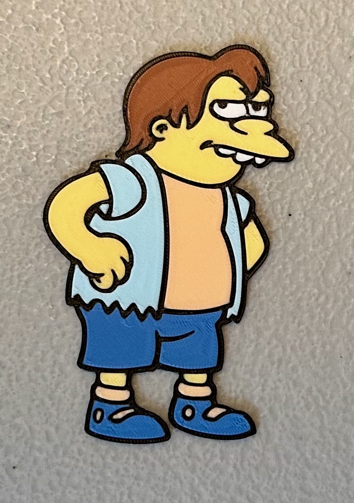 Multicolor Nelson Muntz Magnet